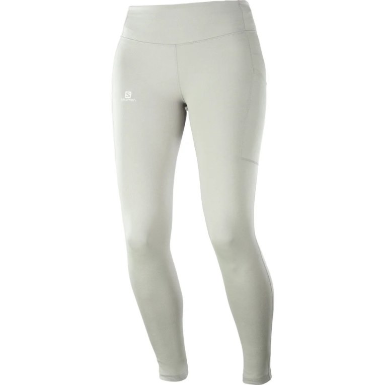 Mint Salomon Outline Women's Running Tights | IE TX1209